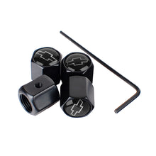 Load image into Gallery viewer, 4pcs Chevrolet Logo Anti-theft Tire Valve Caps
