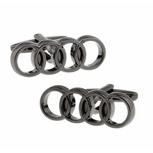Load image into Gallery viewer, 2pcs Audi Logo Men's Shirt Cufflinks
