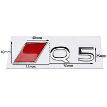 Load image into Gallery viewer, Audi Trunk Emblem Metal - Silver
