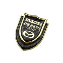 Load image into Gallery viewer, Mazda Logo Owners Club Shield Emblem
