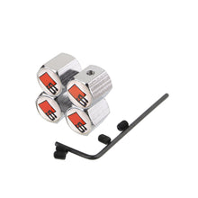 Load image into Gallery viewer, 4pcs Audi /RS/ Sline Logo Anti-theft Tire Valve Caps

