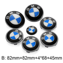 Load image into Gallery viewer, 7pcs Set Black BMW Logo Emblems
