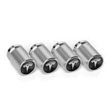 Load image into Gallery viewer, 4pcs Tesla Tire Valve Caps
