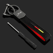 Load image into Gallery viewer, Audi RS/ Sline Logo Leather Keychain
