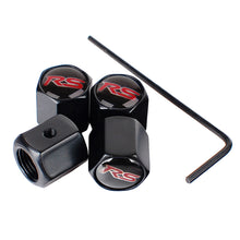Load image into Gallery viewer, 4pcs Audi /RS/ Sline Logo Anti-theft Tire Valve Caps
