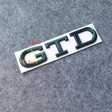 Load image into Gallery viewer, GTD Car Trunk Emblem for Volkswagen
