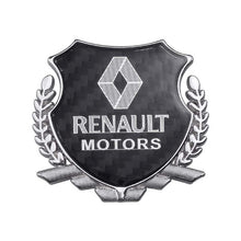 Load image into Gallery viewer, Renault Motors Carbon Shield Logo Emblem
