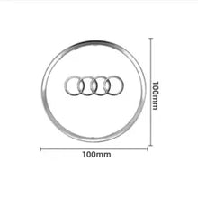 Load image into Gallery viewer, Audi Logo Steering Wheel Center Emblem Cover for A6 2016-2018, A4 2013-2016,Q5 2013-2018,Q7 2013-2018,A3 2014-2016,Q3 2012-2018,A7 2011-2017,A5 2012-2016
