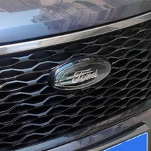 Load image into Gallery viewer, 3pcs Car Front Head Emblem Rear Trunk Sticker Steering Wheel Decoration For Ford Focus Kuga Edge Everest--New
