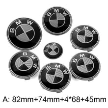 Load image into Gallery viewer, 7pcs Set Black BMW Logo Emblems
