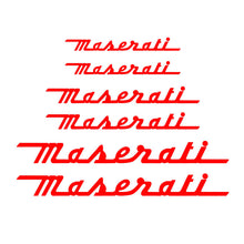 Load image into Gallery viewer, Set Maserati Wheel Brake Caliper Sticker
