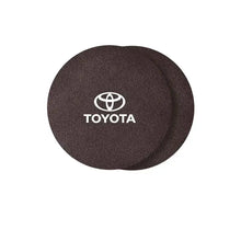 Load image into Gallery viewer, 2pcs Toyota Logo Suede Cup Coaster
