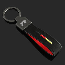 Load image into Gallery viewer, Volkswagen / Rline Logo Leather Keychain  -  A
