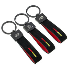 Load image into Gallery viewer, Volkswagen / R Logo Leather Keychain
