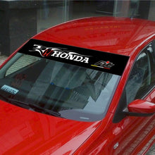 Load image into Gallery viewer, Powered By Honda Reflective Windshield Sticker

