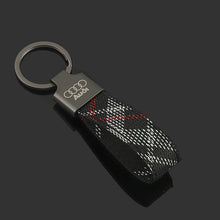 Load image into Gallery viewer, Audi Logo Braided Keychain - Grey

