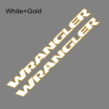 Load image into Gallery viewer, 2pcs Jeep Wrangler Hood Vinyl Stickers - 80x7.5cm
