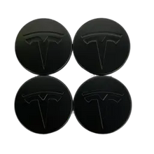 Load image into Gallery viewer, 4pcs 56mm Tesla Logo Wheel Center Covers
