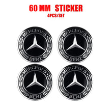 Load image into Gallery viewer, 56/60/65/75mm Mercedes-Benz Wheel Center Hub Aluminum Stickers
