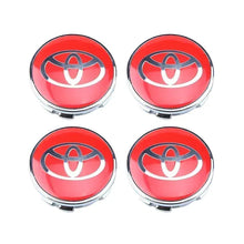 Load image into Gallery viewer, 4pcs 60mm Toyota Logo Wheel Center Caps

