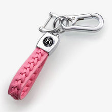Load image into Gallery viewer, Honda Logo Keychain Braided Leather Rope

