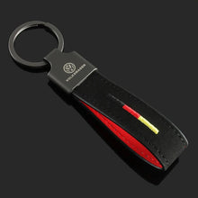 Load image into Gallery viewer, Volkswagen / Rline Logo Leather Keychain  -  A
