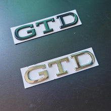 Load image into Gallery viewer, GTD Car Trunk Emblem for Volkswagen
