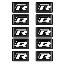 Load image into Gallery viewer, 10pcs Volkswagen GTI R Buttons Vinyl Decals
