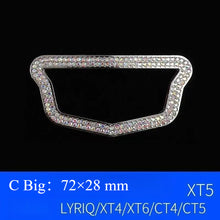 Load image into Gallery viewer, Cadillac Rhinestones Steering Wheel Emblem Sticker - 58 x 22mm.
