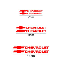 Load image into Gallery viewer, Set Chevrolet Wheel Brake Caliper Sticker
