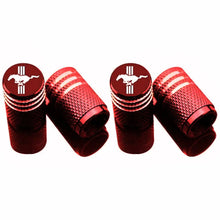 Load image into Gallery viewer, 4pcs Mustang Logo Tire Valve Stem Caps
