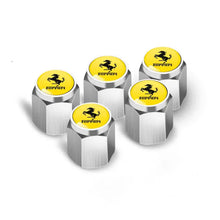 Load image into Gallery viewer, 5pcs Ferrari Logo Tire Valve Caps
