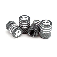 Load image into Gallery viewer, 4pcs Jack Skeleton Logo Tire Valve Caps
