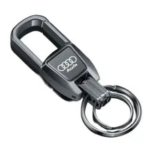 Load image into Gallery viewer, Audi Logo Double Rings Keychain
