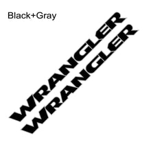 Load image into Gallery viewer, 2pcs Jeep Wrangler Hood Vinyl Stickers - 80x7.5cm
