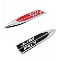 Load image into Gallery viewer, 2pcs R/T Letters Black Fender Emblem for Dodge
