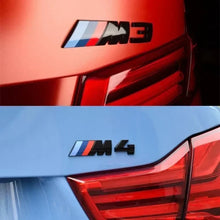 Load image into Gallery viewer, Silver and Glossy Black Emblem For BMW M Power-73 x 26 mm
