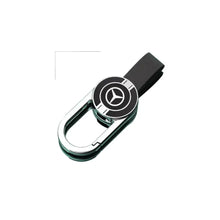 Load image into Gallery viewer, Mercedes-Benz Logo Keychain -Black/Silver
