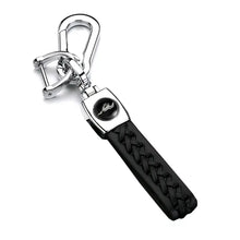 Load image into Gallery viewer, Ford Mustang Woven Leather Keychain
