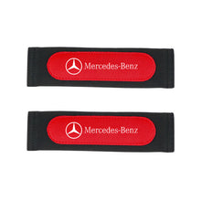 Load image into Gallery viewer, Mercedes-Benz Seat Belt Pads Red Black
