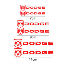 Load image into Gallery viewer, Set Dodge Wheel Brake Caliper Sticker

