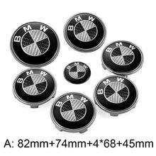 Load image into Gallery viewer, 7pcs Set Black BMW Logo Emblems
