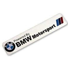 Load image into Gallery viewer, Powered by BMW Motorsport Emblem [Silver, Metal,]
