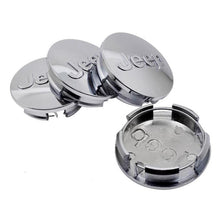 Load image into Gallery viewer, 4pcs Jeep Logo Wheel Center Caps - 66mm
