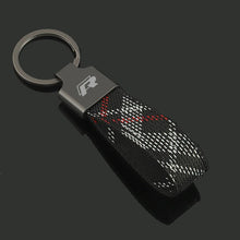 Load image into Gallery viewer, Volkswagen / R / Rline Logo Braided Keychain
