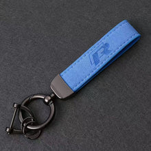 Load image into Gallery viewer, Volkswagen R/VW Logo Leather Keychain
