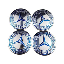 Load image into Gallery viewer, 56/60/65/75mm Mercedes-Benz Wheel Center Hub Aluminum Stickers
