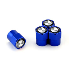 Load image into Gallery viewer, 4pcs BMW Black&amp;White Logo Tire Valve Caps
