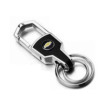 Load image into Gallery viewer, Chevrolet Logo Keychain A01 - Silver+Black
