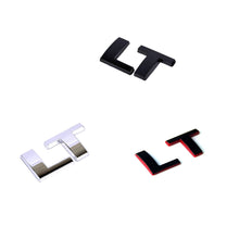 Load image into Gallery viewer, Chevrolet LT Letter Emblem Sticker - Silver
